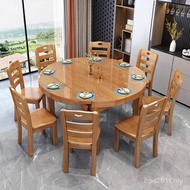 Retractable Dining Table Chair Square Round Dining Table Household Small Apartment Dining Table Comb
