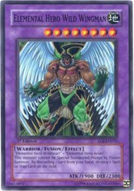 Yu-Gi-Oh! - Elemental Hero Wild Wingman EOJ-EN035 1st Edition Ultimate Rare - Enemy of Justice