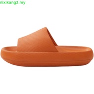 UTUNE 4.5CM Thick Sole Slippers for Men Soft Platform Home Shoes Men Outdoor Summer EVA Non-slip