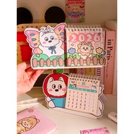 planner planner 2026 2026 Desk Calendar Book Cute Puppy Desktop Decoration Cartoon Calendar Book Stu