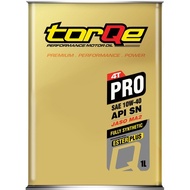 HIREV HI-REV TORQE Pro Engine Oil Fully Synthetic 4T 1 Litre Minyak Hitam RS150 RS150R ( SAE 10W40 )