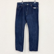 Levi's 牛仔褲，拉鍊門襟，靛藍色，古著。