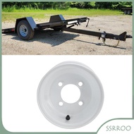 Ssrroo 8x3.75 4.80-8 Trailer Wheel Rim 4 Holes High Strength Steel 8 Inch Hub for Hauler Warehouse C