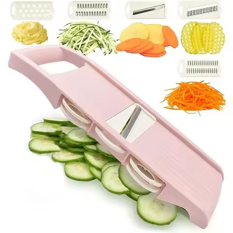 5 in 1 Mandoline Slicer for Kitchen Vegetable Slicer Multi Blade Potato Chip Vegetable Cutter vegeta