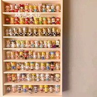 กล่องใส่ของเล่นบล็อกบัฟเฟต์ไม้แท้ Molly Pique Storage Cabinet Jasmine Doll Dustproof Display Stand L