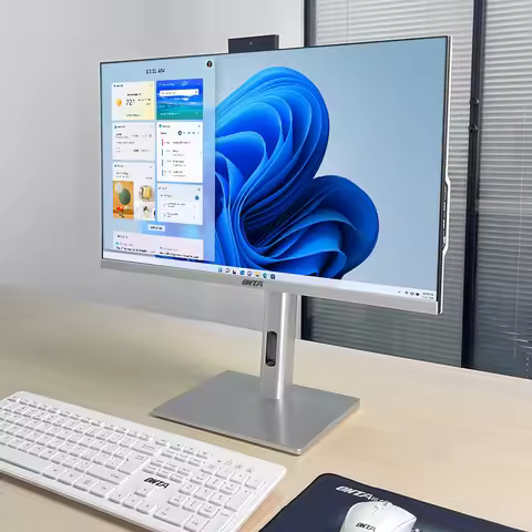 23.8~27 Inch Full Screen 6~13 Gen I5 I7 All in One Desktop Computer Gaming PC Wi-Fi 5.0 16GB Memory 