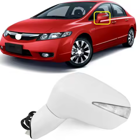 Roavia 5/7pins For HONDA CIVIC FA1 FD1 FD2 2006-2011 Outside Rearview Mirror Reverse Mirror Assembly