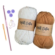 Catcraft Crochet Starter's Kit | Milk Cotton Crochet Set Crochet Kit