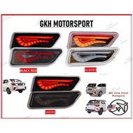 Perodua Ativa / Bezza / Alza 2020 2022 2024 Dragon Scale Rear Bumper Reflector led Lamp Light Albino