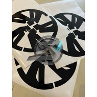 (Ready Stock) S1179# Myvi Icon wheel Rim Car Sticker( 14” inch Rim size )