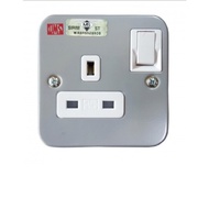 UMS Metal Clad Switch Socket 13A (1 gang & 2 gang)