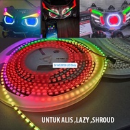 Lazy Ws 2812b 144 Led/m Pcb 4mm 5volt Side View Rjb Matrix Motor Car