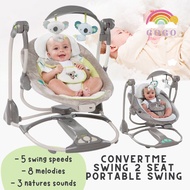 Ingenuity Convertme Swing 2 Seat Electronic Baby Portable Swing