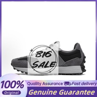 NB 327 for women and men black grey Low-top Running Shoes