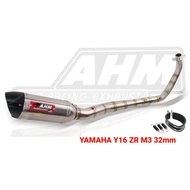 #AHM EKZOS EXHAUST M3 SERIES STAINLESS YAMAHA Y16ZR 32MM / 35MM #READY STOCK