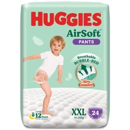 (1 Pack) Huggies Air Soft XXL 24 Pieces Diaper Pants Size