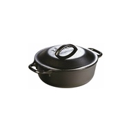 Lodge 2 Quart Cast Iron Dutch Oven. Pre-seasoned Pot with Lid for Cooking L2SP3