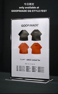 GOOPiMADE GQ 展限定 橘size 2 黑size 3