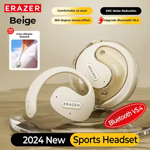 ERAZER X15 pro Bluetooth 5.4 Earphones Sports Wireless Headphones Ear Hook Game Erazer Earbuds with 
