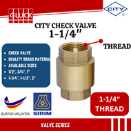 City SPRING CHECK VALVE (NON RETURN VALVE) quality brand city