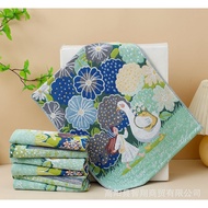 Pure Cotton Gauze Towel Four-Layer Gauze Square Towel Children Cotton Square Towel Bowl Towel
