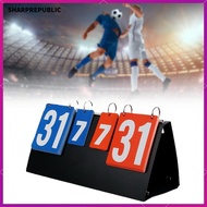 [Sharprepublic] 1pc Digital Scoreboard Portable Sports Scoreboard for Football Volleyball Basketball