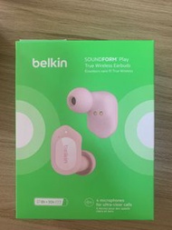 Belkin Bluetooth 藍芽耳機 粉紅色