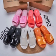 2023 Melissa Women's New Thick Sole Drag Matsuke Shoes Ladies Jelly Sandals Beach Shoes Fragrant Shoes Female SM156