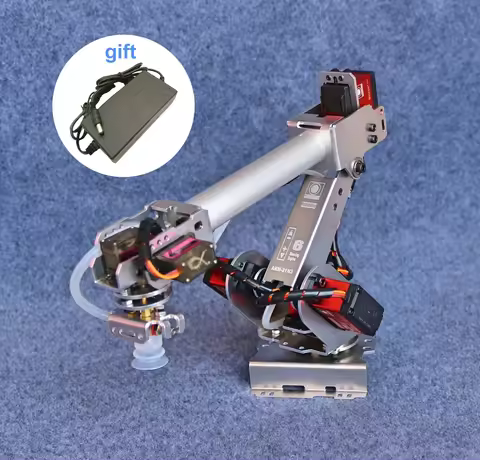 6 Axis Robot Arm With 6pcs Servos For Arduino Robotic Arm Model Multi-Axis Manipulator Robot Model