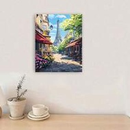 1pc Diy Painting By Numbers Wall Art Decor Handpainted Modern City Street Acrylic Painting On Canvas