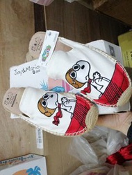 Joy&Mario  x Peanuts Snoopy包頭拖鞋凉鞋