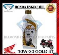 HONDA GOLD ENGINE OIL 10W-30 ORIGINAL HONDA GENUINE