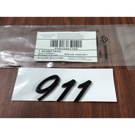 911 Logo, Letter 911, 911 porsche stamp