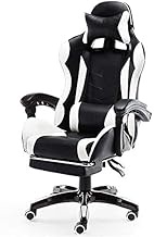 Ergonomic Chair Computer Gaming Chair, Home Office Boss Chair Ergonomic Swivel Chair Lift Chair-red, (Color : White) interesting