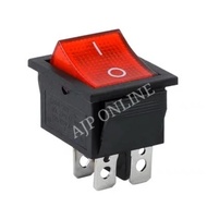 MERAH Large 4-pin Red/off On Switch Electric Spray Tank Switch LightADA Switch On Off
