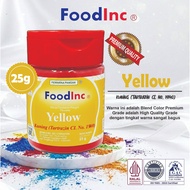 FoodInc Yellow (Yellow TARTRAZIN CI. No. 19140) PREMIUM 25gr