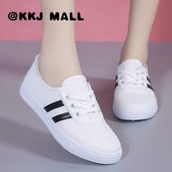 KKJ MALL Kasut Perempuan Murah Dan Cantik Sneaker Korean Casual Canvas Shoes For Women New Style 2022 Ladies Woman Lazy Shoes