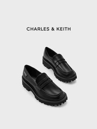 Charles & Keith 厚底樂福鞋 黑色