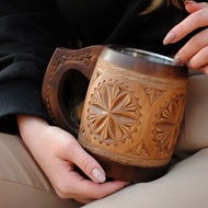 Wooden beer mug, Personalized Groomsmen,Groom wedding gift, Man Christmas gift
