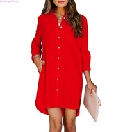 Giordano Linen Dress - Women's Clothing - White