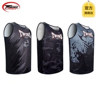 Vest twins spirit Muay Thai Boxing Fighting Sweatproof Sleeveless Refreshing Cool Men's Clothes Spor