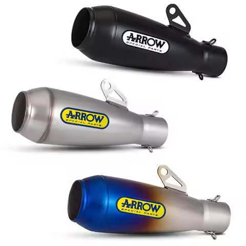 36-51mm Motorcycle Exhaust ARROW Escape moto Modify Stainless Steel Muffler For Yamaha Honda Kawasak