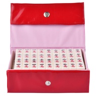 144Pcs Trung Quốc Mahjong Bộ trò chơi Classictraditional Gạch Mini Số Mahjong Set Xách Tay Gia Đình 