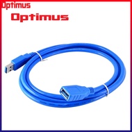 Optimus Depot Optimus 1.8 Meters M To F USB 3.0 Extension Cable-Bluem
