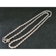 4mm Thickness Stainless Steel Rope Chain One Hook Amulet Necklace.