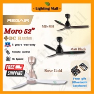 Regair Inovo Moro 52 Ceiling Fan 52" Ceiling Fan Remote Control 3 Blades DC Motor / Kipas Siling 52 
