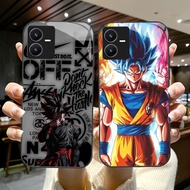 DK-68 GOKU HD Glass Casing for VIVO Y22 Y35 Y75 Y28 Y22S V25 Y55 iQOO Z6