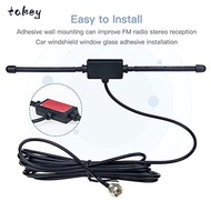 WITAK FM Dipole Aerial, Stereo Universal Radio Antenna, Portable Plug Play 75Ohm Aerial Connector Ru