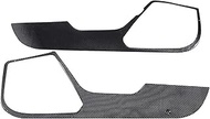 QHTZLC CarSticker Soft Carbon Fiber Car Door Kick Mat Sticker Trim Door Panel Protection Accessories