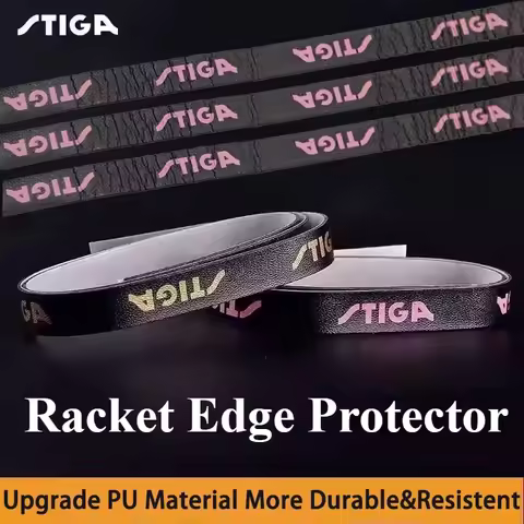 Genuine Stiga Table Tennis Racket Edge Protector PU Self-adhesive Ping Pong Bat Protective Side Tape